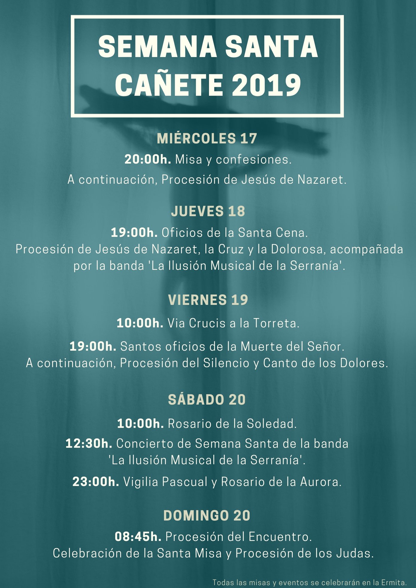 Semana Santa en Cañete 2019 Cañete